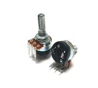 2 pezzi RV16S potenziometro singolo WHT148 con interruttore 20 mm B5K B10K B50K B500K for amplificatore audio 5k 10k 50k 500k(50K Ohm)