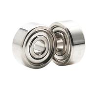 2 pezzi S623ZZ CB cuscinetto ad aria 3 * 10 * 4 mm ABEC-7 440C cuscinetti ceramici ibridi in acciaio inossidabile for mulinelli da pesca a mosca 623zz