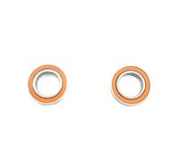 2 pezzi S688 2RS ABEC-7 cuscinetto ceramico ibrido in acciaio inossidabile S688RS 8x16x5mm senza grasso cuscinetto for mulinello da pesca con rotazione rapida 688