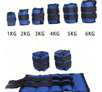 2 pezzi Sacchetti di sabbia per allenamento di forza per polsi e gambe, opzioni da 1-6 kg, sacchetti di sabbia per allenamento specifico [Il peso del prodotto si riferisce al peso totale dei due sacch