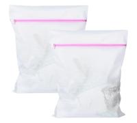 2 Pezzi Sacchetti Lavatrice Biancheria, Sacchetto Lavatrice 30 x 40 cm, Retina per Lavatrice con Cerniera Nascosta, Ideali per Prevenire Deformazioni e Sgualciture dei Tessuti Delicati