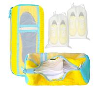 2 Pezzi Sacchetti per Scarpe Lavanderia Sacchetti Lavaggio Scarpe Riutilizzabili con Cerniera Robusta, Borsa Protezione Scarpe in Lavatrice per Casa e Lavanderia