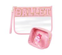 2 pezzi sacchetti portaoggetti per il trucco da viaggio versatili in design eleganti con pratico organizer da polso, a