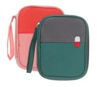 2 Pezzi Sacchetto Di Immagazzinaggio Della Pillola Escursionismo Sacchetto Della Medicina Borsa Da Trekking Borsa Di Articoli Vari Per La Casa Kit Rosa Mini Sacchetto Della Gatuida