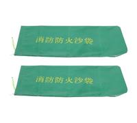 2 Pezzi Sacchi Antiallagamento Vuoti Riutilizzabili, Barriera Verde | Tela in Silicone, Uso Rapido e Semplice, per Soglie Porte e Scale di Cantina