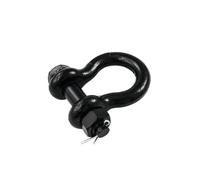 2 pezzi - SAFETEX Grillo 16mm Nero con Bullone e Coppiglia, WLL 3250 kg, DIN EN