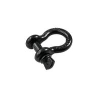 2 pezzi - SAFETEX Grillo 16mm Nero con Bullone Ricurvo - Carico Massimo 3250 kg