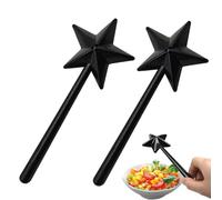 2 Pezzi Saliera Da Cucina Con Bacchetta, Bacchette Magiche Per Sale E Pepe, Barattolo Di Spezie A Forma Di, Saliera E Pepiera Con Bacchetta A Forma Di Stella A Tre Fori