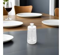 2 pezzi saliera o pepiera - bottiglia per condimenti con cucchiaio dosatore da