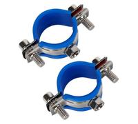 2 Pezzi Salva Sedia da Ufficio Regolabile Φ32-34mm in Plastica e Acciaio | Kit di Riparazione per Sedie Task, Struttura a Due Pezzi Bulloni, per Manutenzione e Studi