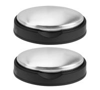 2 Pezzi Sapone Inox Antiodore in Acciaio Inossidabile per Mani | Riutilizzabile, Facile da Usare, Dopo Aglio e Pesce, Colore Argento, Idea Regalo per Compleanno