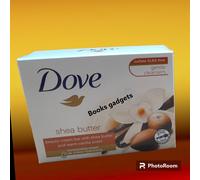 2 pezzi Saponetta Dove Shea Butter Burro di Karite Pietra di Sapone 100gr