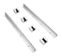 2 pezzi SBR12-400mm Albero di guida lineare da 12 mm 4 pezzi Blocco cuscinetto SBR12UU