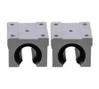 2 pezzi SBR20UU Blocco in alluminio da 20 mm Cuscinetto a sfere per movimento lineare Blocco scorrevole