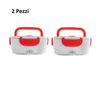 2 Pezzi Scaldavivande Elettrico Portatile Porta Pranzo Borsa Termica 06