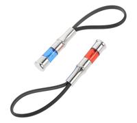 2 Pezzi Scaricatore Elettrostatico, Metallo Argento Portatile | Strumento Riutilizzabile per Scarica Rapida, Utile Entrando o Uscendo Dall’auto, anche Casa Colore Casuale