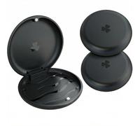 2 pezzi Scatola di ritegno Contenitore di ritenzione Scatola per protesi parziale (Nero+Nero)