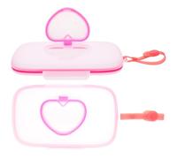 2 Pezzi Scatola Porta Salviettine Umidificate Clip Portatile | PP e Silicone, Chiusura a Pressione e Tenuta Dell’umidità, per Borsa Viaggio e Cambio Pannolino