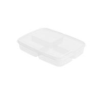 2 pezzi Scatola portaoggetti for frigorifero 4/6 griglie Organizzatore for frutta e verdura Cestello di scarico for carne, cipolla, zenzero, contenitore trasparente for(M)