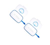 2 Pezzi Scatola Umidificate Portatile per PP Blu da Viaggio | Contenitore Leggero per Salviette, Uso in Viaggio, da Appendere alla Culla, Chiusura Pratica
