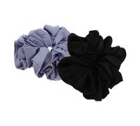2 Pezzi Scrunchie Oversize Stile Francese per Chioma | Eleganza Balletto, Uso Notturno in Club e Riposo, Volume Naturale senza Appiattire