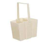2 Pezzi Secchio Lavapennelli in Plastica Mini 3 in 1 Manico | Abs, Struttura a Tre Vaschette, per Artisti in Casa e Laboratorio D'arte, Uso Portatile