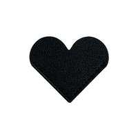 2 pezzi Segnalibro in PU Pelle Cuore Mini-portatile Cartella Porta Pagine Angolo Copertura Protettiva Forniture Scolastiche per gli amanti dei libri(Black 2pcs)