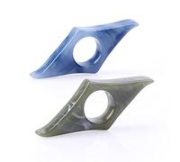 2 pezzi Segnalibro Pollice, Porta Segnalibro in Resina Segnalibro Particolare Supporto per Pagine di Libri Accessori Lettura Libri per Amante dei Libristudenti Insegnanti (Blu, Verde)