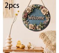 2 pezzi Segni di appendiabiti in legno Segni di appendiabiti in classe segni