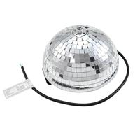 2 pezzi - Semi Sfera Specchiata 20cm con Motore Sicuro - Specchio da Soffitto