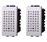 2 Pezzi Sensore Acustico Timer, Compatibile Con Bticino Living Light (Bianco)