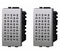 2 Pezzi Sensore Acustico Timer, Compatibile Con Bticino Living Light (Grigio)