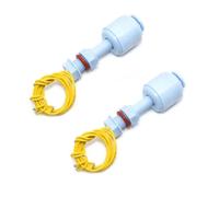 2 Pezzi Sensore di Livello dell'Acqua, Sia i Circuiti AC220V che AC/DC24V Possono Essere Utilizzati, Sensore di Livello Liquido Galleggiante per Giardinaggio Idroponico, Acquario, Piscina, Serbatoio