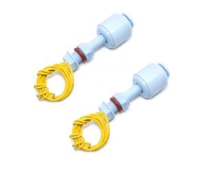 2 Pezzi Sensore di Livello dell'Acqua, Sia i Circuiti AC220V che AC/DC24V Possono Essere Utilizzati, Sensore di Livello Liquido Galleggiante per Giardinaggio Idroponico, Acquario, Piscina, Serbatoio
