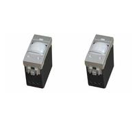 2 Pezzi Sensore di Movimento PIR, Compatibile Con BTicino Living Tech, Colore Grigio, da Incasso Per Serie Civile, 1 Modulo, Time Lux Regolabile, Angolo Rilevamento 120°