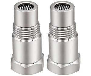 2 Pezzi Sensore Ossigeno Extender, Adattatori per Sonda M18 x 1,5 mm, Distanziatore Sensore O2 per Auto, Installazione Facile, Miglioramento delle Prestazioni, Eliminazione CEL