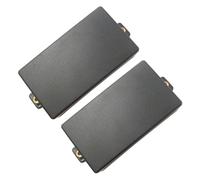 2 Pezzi Senza Foro Sigillato Stile Chiuso Pickup Per Chitarra Elettrica Humbucker Doppia Bobina Copre Le Parti Accessorio per Chitarra Strumento (Color : Black)