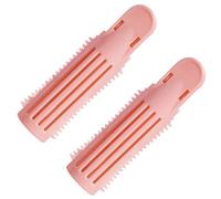 2 pezzi senza rullo di calore capelli styling clip frangia forcina donne bigodino strumento adatto per varie texture di capelli