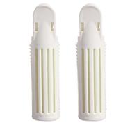2 pezzi senza rullo di calore capelli styling clip frangia forcina donne bigodino strumento adatto per varie texture di capelli