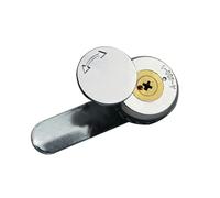 2 pezzi serratura for porta, armadietto, cassetta postale, cassetto con cilindro eccentrico Per Cassette Delle Lettere(Copper lock core)