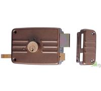 2 PEZZI SERRATURA PER PORTA PORTONE INGRESSO ISEO 431E . MM.50 MANO DX DESTRA
