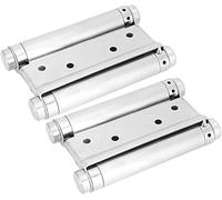 2 pezzi/set 5 pollici cerniere a molla a doppia porta in acciaio inossidabile chiudono automaticamente la, a aperte sia all'interno che all'esterno