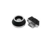2 pezzi/set accessori universali per moto protezione ruota crash pad protezioni motocross caduta forcella anteriore slider cup Base del Motore Piastra Paramotore Moto(Silver)