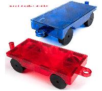 2 pezzi/set Blocchi da costruzione magnetici, set di ruote per auto e camion, compatibili con blocchi magnetici, adatti per bambini, bambini in età prescolare, possono essere usati come giocattoli reg