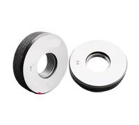 2 pezzi/set Calibro ad anello filettato passaggio e calibro di arresto metrico 6H M1 6 M2 .5 M3-M65(M7X1 6h)