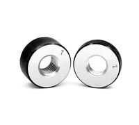 2 pezzi/set Calibro ad anello for filettatura passaggio e calibro di arresto metrico 6h M4-M60 passo della 0,5(M10X0.5 6h)