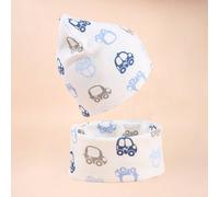 2 pezzi/set Cappellino e sciarpa per neonati, motivo a cartoni animati di auto, copricapo e scaldacollo caldi per bambini e bambine da 9 mesi a 3 anni, da indossare in autunno, inverno e primavera 1-3