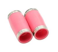 2 Pezzi/set Colore ABS Clarinetto Sezione Tubo Nichelato Bordo Argento Metallo Collegamento Barile Accessori Per Strumenti Musicali (Color : Pink)