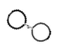 2 Pezzi/Set Coppia a Coppia a Sospensione Bracciale Braccialetto Amore Dono Gioielli (Colore Metallico: Stile 37)