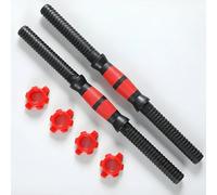 2 Pezzi Set di Barre Regolabili per Sollevamento Pesi, Manubri Universali da 35 cm, Pole Bar Per Manubri, Palestra Allenamento di Forza Accessori per Il Fitness